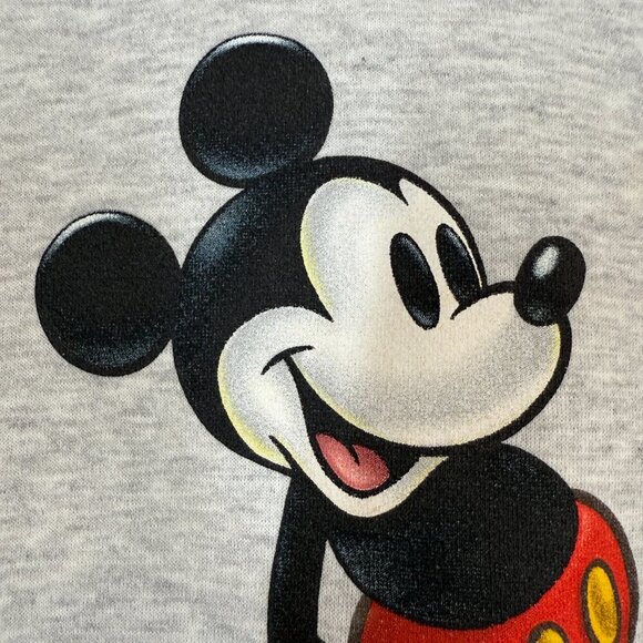 Vintage Disneyland Resort Mickey Mouse Crewneck Sweatshirt Gray Large - Picture 4 of 8